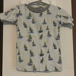 Burt’s Bees sailboat short Pajama set